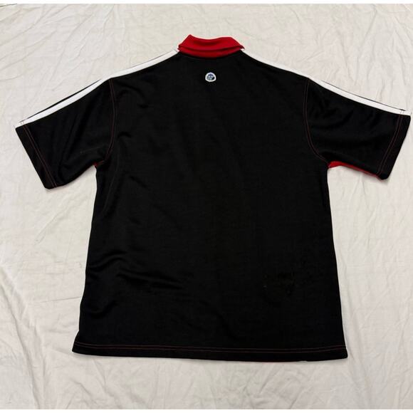 Y2K Phys.sci Jersey Shirt Mens Size M Red/ Black Shirt Short Sleeve - Picture 8 of 9